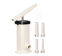 Home Manual Sausage Stuffer - 2L Large Capacity Lever Sausage Press, Meat Filler Stuffer | DIY Sausages Maker Kit With 4 Tubes For Kitchen Cooking Making Equipment Tool Accessories Men Women