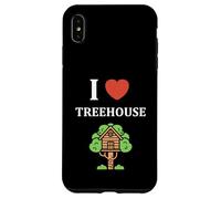 Home Nature Tree House Minimalist Simple i Love Treehouse Coque pour iPhone XS Max