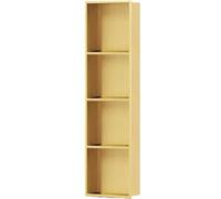 Home nizer Étagère murale de douche en acier inoxydable 304 pour salle de bain d'hôtel Armoire encastrable Doré 1200 x 280 x 125 mm