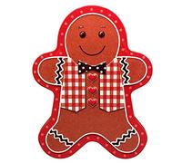 Home of Christmas Boîte de Noël, boîte à biscuits, boîte en métal, boîte de rangement pour biscuits et pain d'épices (bonhomme en pain d'épice 2 l / 24,8 x 19,2 x 5,5 cm)