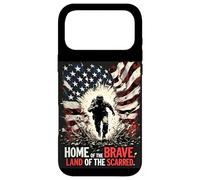Home of The Brave. Terre des Scarred. Soldat Patriotique Coque pour iPhone 17 Pro Max