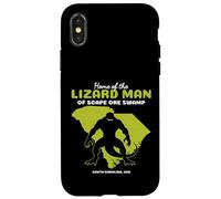 Home of The Lizard Man, État de Caroline du Sud, Funny Cryptid Coque pour iPhone X/XS