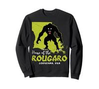 Home of The Rougaro Louisiana State of American Cryptid Sweatshirt