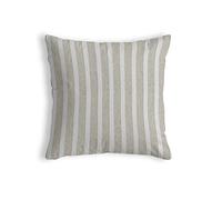 Home Olé Italie Housse de Coussin avec Motif Zigzag 30 x 50 cm Lin et écru