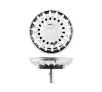 Home Panier pour évier/évier/évier, Acier/INOX, cm 8, Standard, Medium