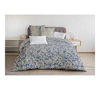 Home Passion | Housse de Couette - 3 Pièces | 100% Coton - 57 Fils | 2 Personnes - 220x240 cm | Camouflage Bleu