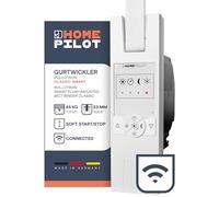 Home Pilot - Enrouleur de sangle encastrable Classic connecté pour commande de volet roulant à sangle. Enrouleur de sangle | Commande vocale | Volet roulant connecté | Installation rapide - 10142345