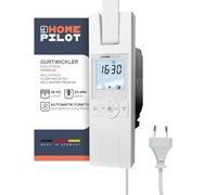 Home Pilot - Gurtwickler RolloTron premium | Elektrischer Gurtwickler mit Display zur bequemen Rolladensteuerung. Smart Home Rolladen Zubehör - auch zum nachrüsten geeignet!