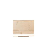 Home Planche à pâtes en bois massif, 60 x 40 cm