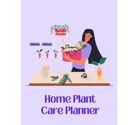 Home Plant Care Planner | Track the Care and Feeding of Your Plants: Woman in Purple Top with Flowing Black Hair