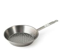 HOME Poêle châtaigne en fer 30 cm, manche en fer, 4634630