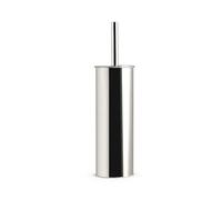 Home Porte-Brosse WC en Acier Inoxydable, 10 x 37 cm, Gris