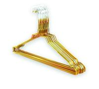 HOME PRO Cintres Métal Doré Cintres Cintres Or Robes Armoire Béquilles Colorées Fer Gain de place Maison Laverie Pantalon 40cm 25 pièces