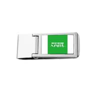 Home Protect Earth Portefeuille fin en acier inoxydable avec pince à billets