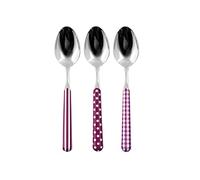 Home Provence Lot de 6 cuillères en Acier Inoxydable, décoration Lilas