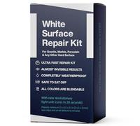 HOME REPAIR KITS N101A Kit de réparation de Granit, Transparent, Acrylique Blanc et Blanc foncé