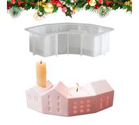 Home Resin Casting Mold, Gentle Easy Release Craft, 4 Inches Silicone Mold with Clear Finish, Flexible Resin Craft Tool with Smooth, DIY Accessory for Soap Family Friends Indoor Holiday Home