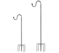 HOME RIGHT Mangeoire à oiseaux, 117 cm, ensemble de crochets réglables pour jardin, crochets de jardin robustes à 5 griffes en métal, pour décoration de mariage (lot de 1)