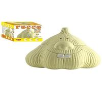 Home Rocco Porte ail, Terre Cuite, Jaune, 18 x 18 x 18 cm