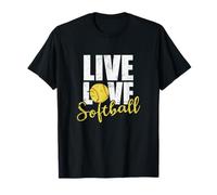 Home Run de l'équipe Sportive Live Love Softball T-Shirt