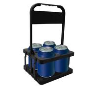 Home Sac pour homme pour bière - Porte-bouteille en bois | porte-bouteille 6 bouteilles | Ouvre-bouteilles et sous-verres porte-bouteilles pour bouteilles en PET jusqu'à idée cadeau pour homme