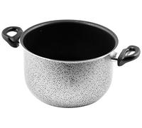 Home Salt N'Pepper Casserole Antiadhérente, Aluminium, 17 litres, Noir/Gris, 24 cm