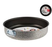 Home Salt Peper Moule à Tarte avec Anneaux, revêtement antiadhésif, 20 cm, Aluminium, Noir/Gris