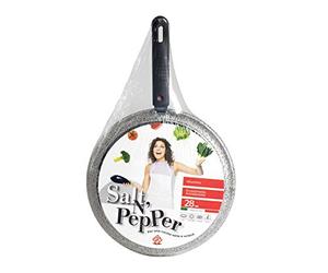 Home Salt Peper Omelets, Non-Stick Coating, 28 cm, Aluminium, Black/Grey