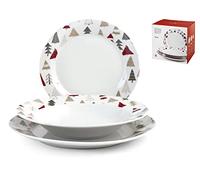 Home Service de table Ala 18 pièces, Winterly, Porcelaine