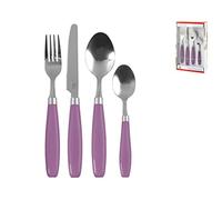 HOME servizio Posate 24 pezzi Dinamika manici lilla arredo tavola.