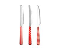 HOME Set 6 coltelli tavola Provence Rosso