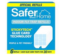 Home SH506 Indoor Plug-in Fly Trap Refill Pack of 6 Glue Cards for SH502 Indoor Fly Trap