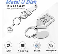 Home Shape USB Flash Drives 16GB 32GB 64GB USB3.0 Flash Drive External Memory Stick U Disk Pendrive for Computer,Car,TV,Monitor (64GB)