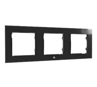 Home Shelly Accessories "Wall Frame 3" Wandtaster Rahmen 3-fach Schwarz