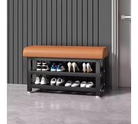 Home Shoe Bench Entryway Shoe nizer Petit étagère de rangement avec conteneur Chambre Salon Balcon (GE 60 cm)