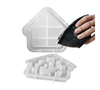Home Silicone Mold | Cat House Mould For Creative Crafts | Cute Ornament Making Tool For Classroom, Living Room, Desk, School, Nursery, Christmas, Halloween, Garden Decoration, Resin, Clay, Soap,