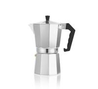 HOME SOLAZZIA Cafetière italienne en aluminium, cafetière Moka 6/9/12 tasses (6 tasses 300 ml)