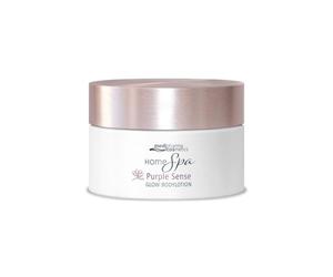 Home Spa Purple Sense Glow Lotion pour le corps | Nourrissant avec de la glycérine et de l'acide hyaluronique | Les pigments scintillants donnent un éclat délicat | Parfum floral agréable | 250 ml
