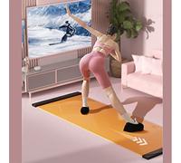 Home Sports Planche à Glisser,tapis De Patinage,domicile Pour L'exercice Et L'équilibre Cardio- Avec Couvre-chaussures,Equipement D'entraînement Pour L'endurance, La Forc(Size:50CM*180CM,Color:Noir)