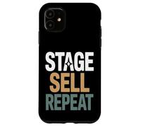 Home Staging Realtor Stage Vendre Répéter Citation Coque pour iPhone 11