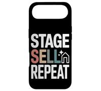 Home Staging Realtor Stage Vendre Répéter Citation Coque pour iPhone Air