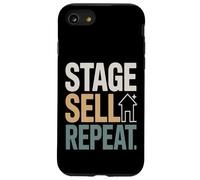 Home Staging Realtor Stage Vendre Répéter Citation Coque pour iPhone SE (2020) / 7/8