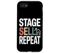 Home Staging Realtor Stage Vendre Répéter Citation Coque pour iPhone SE (2020) / 7/8