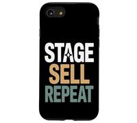 Home Staging Realtor Stage Vendre Répéter Citation Coque pour iPhone SE (2020) / 7/8