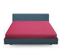 Home Still Drap-housse | Polycoton super doux et tissu micro tricoté extensible | Lavable, doux, flexible et facile à ranger | King Size 160 x 200 x 30 cm Fuchsia