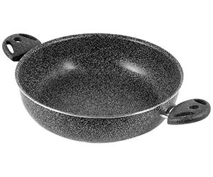 Home Stone Nonstick Pot with 2 Handles, Stone, Charcoal Grey, 26 cm