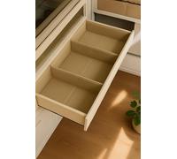 Home Storage, Pax 100cm, Lot de 3 boîtes de Rangement pour Dressing IKEA Pax - Ajustement sur Mesure - Fond Stable - Système de Rangement des tiroirs et armoires