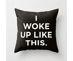 Home Style diylancas Cotton Linen Throw Pillow Cover Cushion Case Beyonce - 45 X 45 cm Square Design