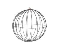 Home @ Styling Collection Boule MÉTALLIQUE Lumineuse Pliable 40CM Noir