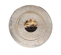 Home & Styling Collection Koopman International B.V - 4 Assiettes DE PRÉSENTATION Glamour 33CM Or